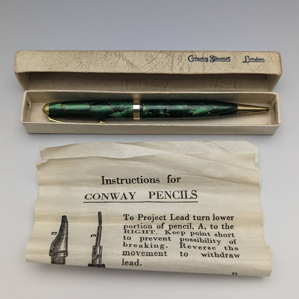 英国ヴィンテージ コンウェイ・スチュワート 推進式ペンシル No.26 BOX入